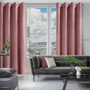 Zasłona 140 x 250 Dekoracyjna Velvet Rosa C. Róż