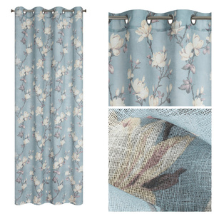 Luna Decorative Curtain 140 x 250 Spun Grey