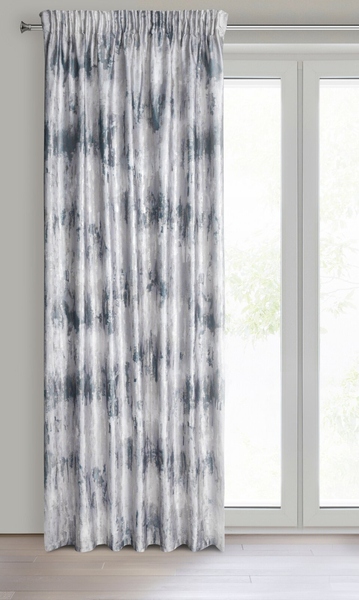 Zasłona 140 x 270 Dekoracyjna Velvet Tina Srebrny