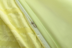 Pościel 200 x 220 4cz Kora Jednolita Pasy Clea 06