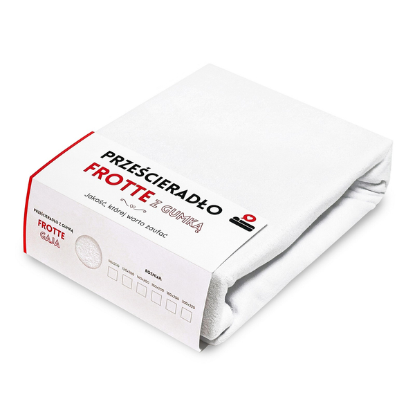 Prześcieradło 140 x 200 Frotte z Gumką Gaja 14