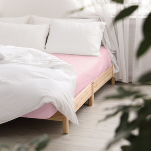 Bed sheet 200 x 220 with elastic Satin Anthem 018