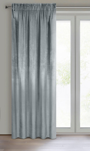 Zasłona 140 x 270 Dekoracyjna Samanta Szary Taśma