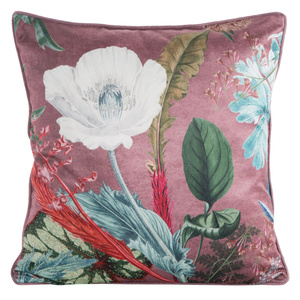 Cushion cover 45 x 45 Decorative Velvet 109 C.Pink+White