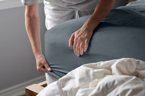 Bed sheet 160 x 200 Jersey with Eraser Janet 03