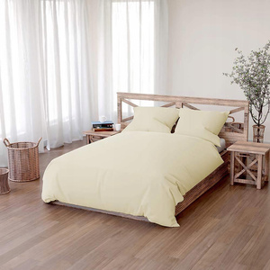 Bedding 180 x 200 3pc Cotton Simply Cream
