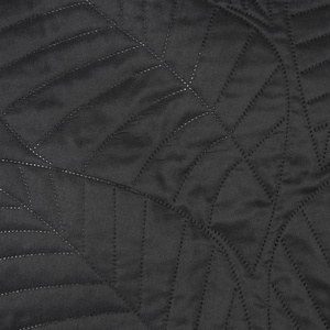 170 x 210 Quilted Decorative Bedspread Boni6 Black