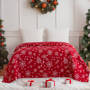 Narzuta 220 x 240 Tłoczona Świąteczna Levent 2958