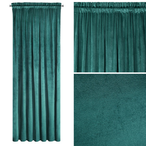 Zasłona Dekoracyjna D91 Rosa Taśma 140 x 300 Turkusowy