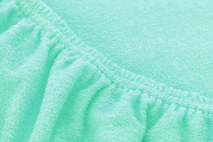 Terry sheet with elastic 005_D Mint 90x200
