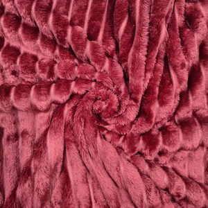 Blanket 160 x 200 Microfiber Stamped Stripes Nuvio 12