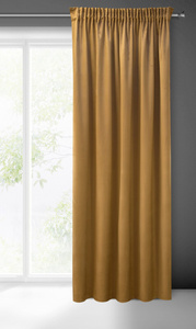 Curtain 140 x 270 Decorative Pierre Cardin Sibel Honey