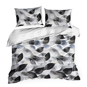 Bedding 160 x 200 3pc Satin Cotton Spring 75