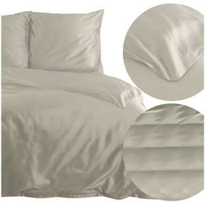 Bedding 220 x 200 3cz Satin Nova3 Grey Beige