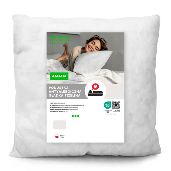 Poduszka Wkład 50 x 50 Fizelinowa Silikon Amalia