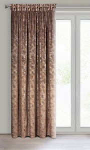 Curtain 135 x 270 Decorative Velvet Tulia Brown