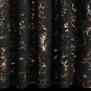 Curtain 140 x 270 Velvet Tape Dori Black
