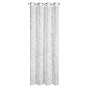Zasłona 140 x 250 Dekoracyjna Przelotki Liren Bia