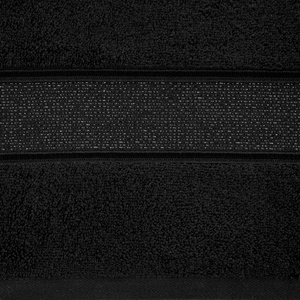 Bath Towel 50 x 90 Liana 06 Black