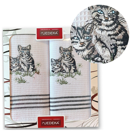 Kitchen Cloths 50x70 Embroidered Bari 2 pcs No. 18