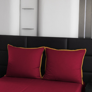 Pościel 200 x 220 3cz Gładka Z Koronką Brandon 03