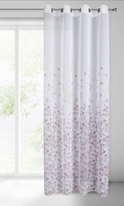 Curtain 140 x 250 Decorative Noemi Bia+Fiol