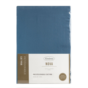 Bed sheet 180 x 210 Makosatin Nova Navy blue