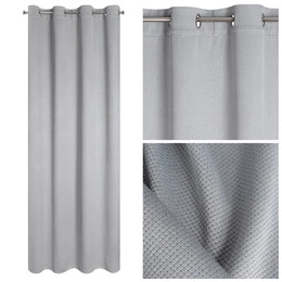 Amaro Blackout Curtain 140 x 250 Przel Grey