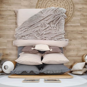 Blanket 160 x 200 Acrylic Solid Warm Yasemin 07