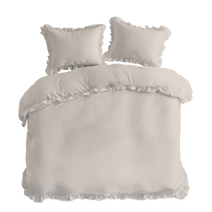 Pościel 220 x 200 3cz Bawełna Pure Z Falbaną 04