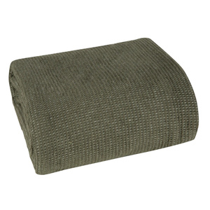 Blanket 180 x 220 Design Cotton-Acrylic Amber Olive Blanket