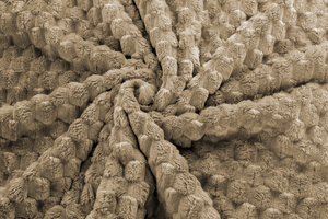 Blanket 200 x 220 Microfiber Embossed Plush Ala 3D Stripes 02