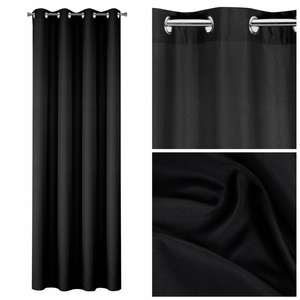 Curtain 140 x 250 Ready Decorative RITA BLACK