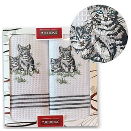 Kitchen Cloths 50x70 Embroidered Bari 2 pcs No. 18