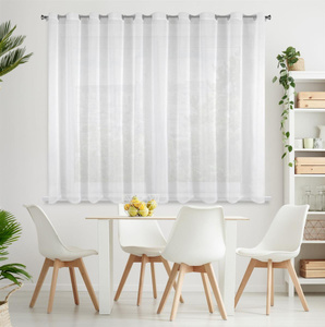 Lucy Decorative Curtain 400 x 150 White Throw