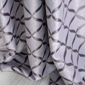 Curtain 140 x 250 Blackout Wave Splits Silver