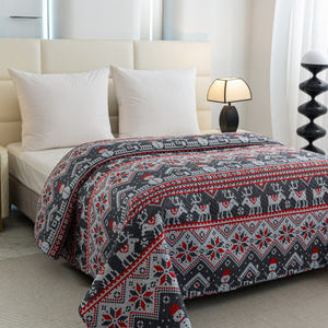 Quilt 170 x 210 Embossed Christmas Levent 03