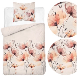 Bedding 140 x 200 2 pcs Asti Satin Cotton 5492A