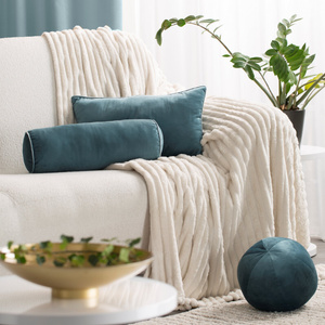 24 cm Decorative Velvet Cushion Gaja4 Szał