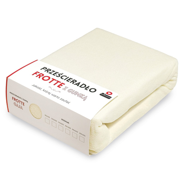 Prześcieradło 200 x 220 Frotte z Gumką Gaja 07