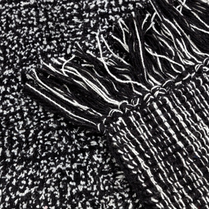 Lana Bathroom Rug 60 x 90 Black+White