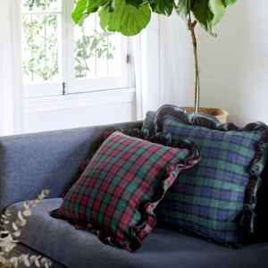 Decorative pillowcase Iga 45 x 45 Green+Green