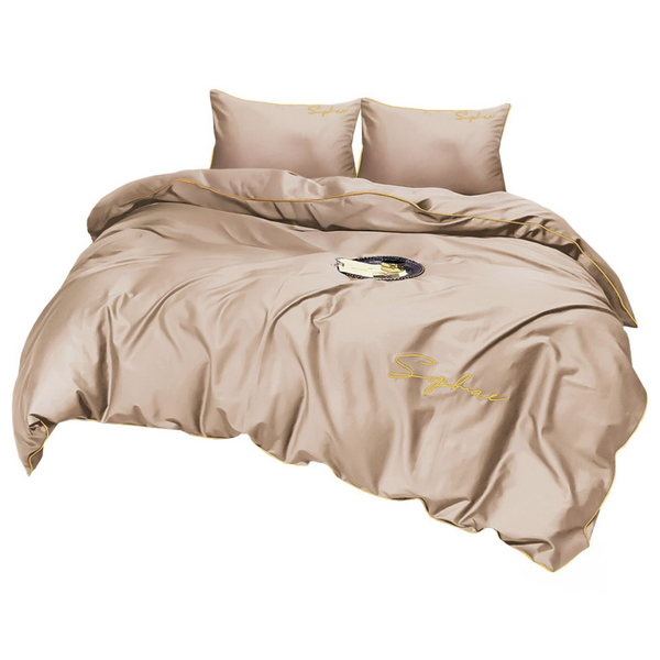 Bedding set 160 x 200 4 pieces with Areta 08 embroidery