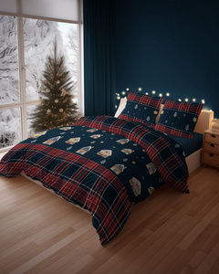 Bedding 220 x 200 3pc Vicenza Cotton pattern 5816A