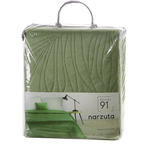 220 x 240 Quilted Velvet Luiz4 Quilt Bedspread J. Green