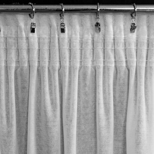 Curtain 140 x 270 Decorative Tape Agis White