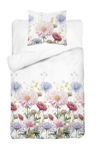 Bedding set 140 x 200 2pcs Asti Satin Cotton 5482A