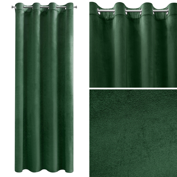 Curtain 140 x 250 Decorative Velvet Rosa C. Herb