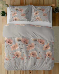 Bedding 160 x 200 3pc Asti Satin Cotton 5493A