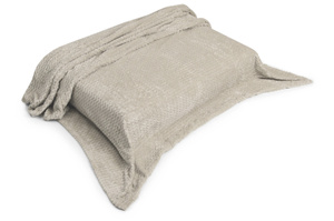 Blanket 200 x 220 Microfiber Embossed Mouse Zigzag